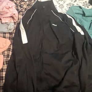 Fila Large Zip Up Sweat Suit Jacket